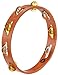 Meinl Percussion TA1M-SNT Traditional 10-Inch Wood Tambourine with Single Row Dual Alloy Jingles