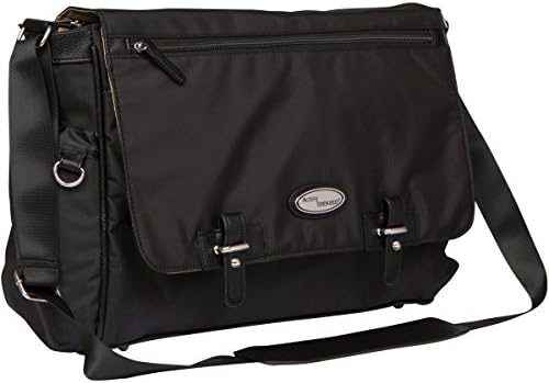 BooPeeDo Ballistic Nylon Diaper Bag with RFID Blocking Pocket (Black)