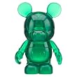 Dark Green - Disney Vinylmation ~3" Clear Series #1 Collectible Figure (Disney Theme Parks Exclusive)
