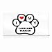 Lakeland Terrier Dog Dogs White Novelty Animal Metal License Plate Wall Sign Tag