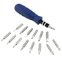Magnetic Screwdriver Set w/ 15 bits Great for Cellphones, Computers, Gaming Devices Includes: T6, TORX�, PHILIPS, SLOTTED, SPANNER, TRI-WING�, BENT PRY TOOL, ROUND AWL, RESET PIN for Game Boy Advance, Nintendo Wii, DS Lite, NDS