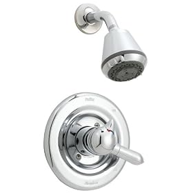 Delta Classic Pressure Balance Single-Handle Shower Faucet, Chrome Pearl Brass #1724-74 74CB by Delta Faucet