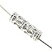 6 pcs .925 Sterling Silver Tube Bead Spacer 3mm X 10mm / Findings / Bright