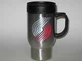 PORTLAND TRAILBLAZERS 16 oz. Logo Stainless Steel TRAVEL MUG