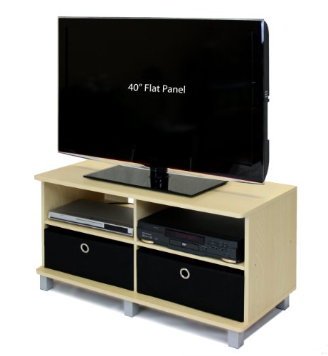 Furinno Entertainment Center -Steam Beech Finish, 99966R1
