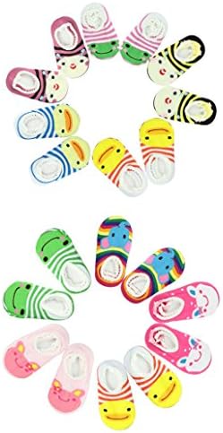CXB1983 Cotton 10pairs Soft Cotton Baby Girl Boy Non-slip Socks