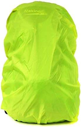 Viout® 2Pcs 45L Outdoor Camping Hiking Travelling Bag Backpack Rain Cover Dustproof Bag Cover,Bag Rainproof Waterproof Cover (Fluorescent Green)