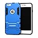 PASONOMI iPhone 6 Plus Case, [Heavy Duty] [Shock-Absorption] [Kickstand Feature] Hybrid Dual Layer Armor Defender Full Body Protective Case Cover for iPhone 6 Plus (5.5Inch) (Blue)