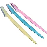Silvercell 3PCS Eyebrow Knife Razor Trimmer Sharper Shaver Hair Remover Set