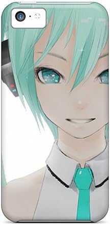 EBF509QtPr Hatsune Miku Tie Headphones Girl Awesome High Quality Iphone 5c Case Skin