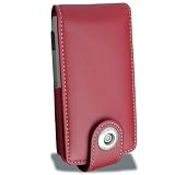 Covertec Motorola Q Luxury Leather Case - Nappa Leather (Red)