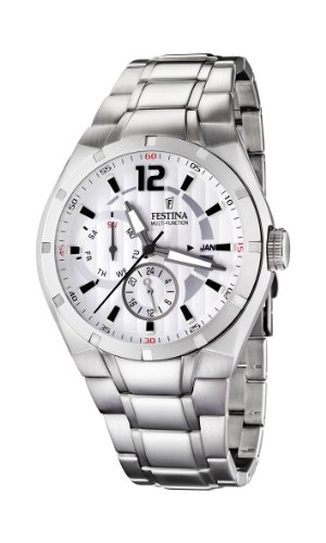 Festina Herren-Armbanduhr XL Sport Multifunktion Chronograph Edelstahl F16483/5 Preisvergleich