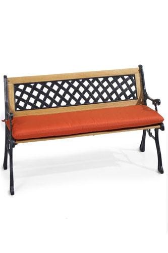 Bench Cushion 2hx45w Melon Sunbrella