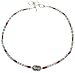 Romantic Gift - Silver Necklace In Coral Gemstone Handmade Jewelry India Length 18.25 " (gnklc171)