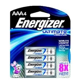 24 Energizer Ultimate Lithium AA Batteries: Electronics