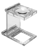6x All-Purpose Folding Linen Tester Magnifier, Clear