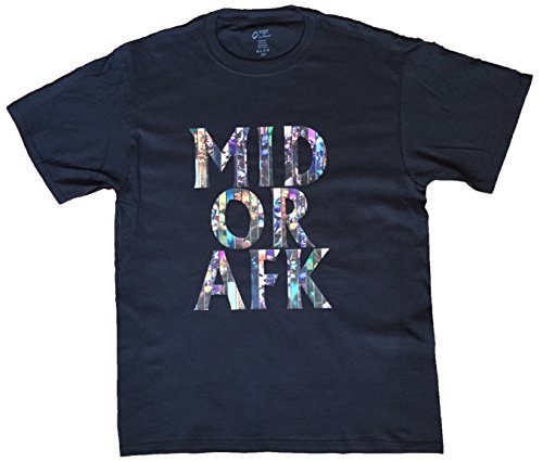 Top Notch Custom Apparel Adult League Of Legends Mid Or AFK T-Shirt