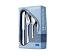from Amefa Amefa Monogram Cane Polished Cutlery Set Stainless Steel 32 Piece Model 1080BX32