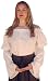 MITTELALTER GOTHIC CARMEN BLUSE LARP MAGD GEWAND 2076 Natur