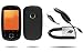 Black Silicone Skin Case / Rubber Soft Sleeve Protector Cover + premium Plug-in Car Travel Charger With IC Chip Inside For Huawei M835 (Metropcs) + Live My Life Wristband.