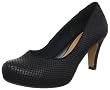 Clarks Chorus Voice 20352880, Damen Pumps, Schwarz (Black Snake), EU 38