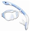 US Divers Women's Scuba Snorkeling Dive Mask with Dry Snorkel Set, (FREE SHIPPING)