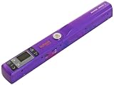 VuPoint Solutions PDS-ST441PU-VP Magic Wand Portable Scanner w/ Preview Display, 900 DPI Resolution, USB 2.0 (Purple)