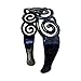 Black 2 inch Curly Swirl Wide Headband (Motique Accessories)