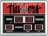 Nebraska Cornhuskers 14x19 ScoreBoard/Clock/Therm