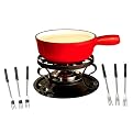 Swissmar 9-pc. Lugano Cheese Fondue Set - Red