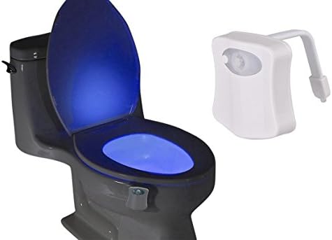 StarSea Motion Activated Toilet Night Light, 8 colors