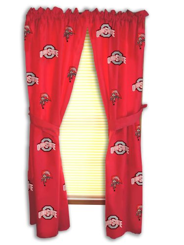Ohio State Printed Curtain Panels - Ohio State Buckeyes