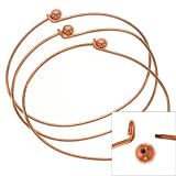 Copper Plate Wire Beading Bracelet With Ball Add A Bead (3)
