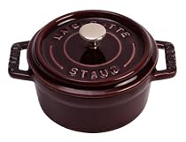 staub ココットラウンド 10cm ナス 40509-800(1101007)