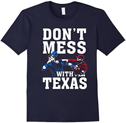 Men's Don't Mess with Texas T Shirt Medium Navy