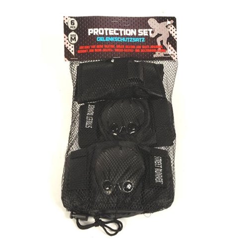 6 Piece Protection Kit For Skaters, Skateboarders & Scooters (Medium Size)