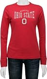Ohio State Buckeyes Women's Red Charger Slub Knit Long Sleeve T-Shirt