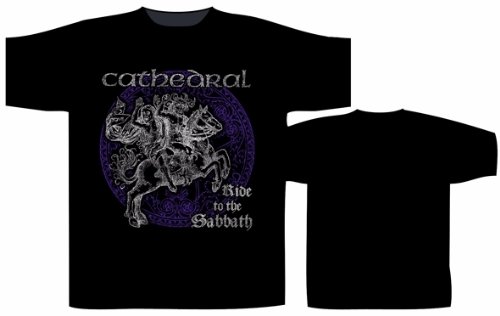 Official Merchandise T-Shirt – Cathedral – Ride To The Sabbath // Size: M
