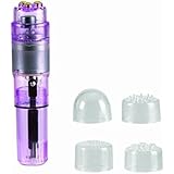 G.Climax Zone&reg;Pocket Rockets Vibe With Spot 4 Interchangeable Tips Waterproof Mini Massager Powerful Vibrator G-spot Clit Clitor Clitoral Sex Orgasm Love Pleasure Stimulator Stimulation for Woman