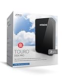 Hitachi Touro Desk Pro 2TB externe Festplatte (8,9 cm (3,5 Zoll), 7200 rpm, 9 ms, 32MB Cache, USB 3.0) schwarz