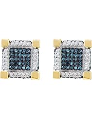 0.76CTW DIAMOND MICRO PAVE EARRINGS