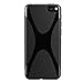 Exact Amazon Fire Phone Case [JUMP Series] - X Design SoftGel Flexible TPU Case Cover for Amazon Fire Phone (2014) Black