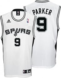 Tony Parker Youth Jersey: adidas White Replica #9 San Antonio Spurs Jersey