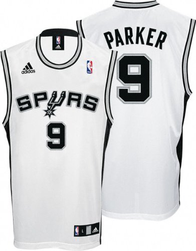 Tony Parker Youth Jersey: adidas White Replica #9 San Antonio Spurs Jersey