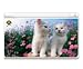 Flower Kitty Cats - Official Hanadeka Club Animal Decorative Protector Skin Decal Sticker for Nintendo DS Lite