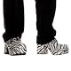 Adults' Zebra Platform Costume Shoes