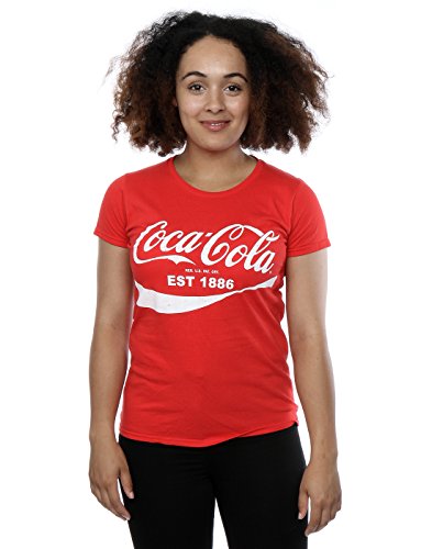 Coca Cola Women's 86 Logo T-Shirt Large Red