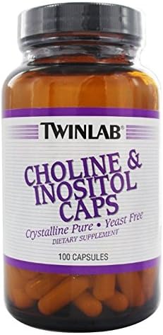 Vitamin B Choline & Inositol 500 mg 100 capsules(pack of 2)