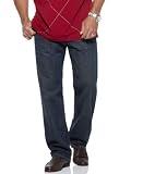 Levis Big and Tall Jeans, 550 Relaxed Straight Fit Tumbled Rigid 38x36