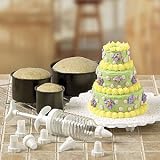Buy bakeware sets for Cheap bakeware sets 6PC MINI TIERED CAKE PAN SET WITH DECORATING ACCESSORIES TOTAL 14PC SET bakeware sets
